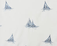 Sailboat Shower Curtain - Blue